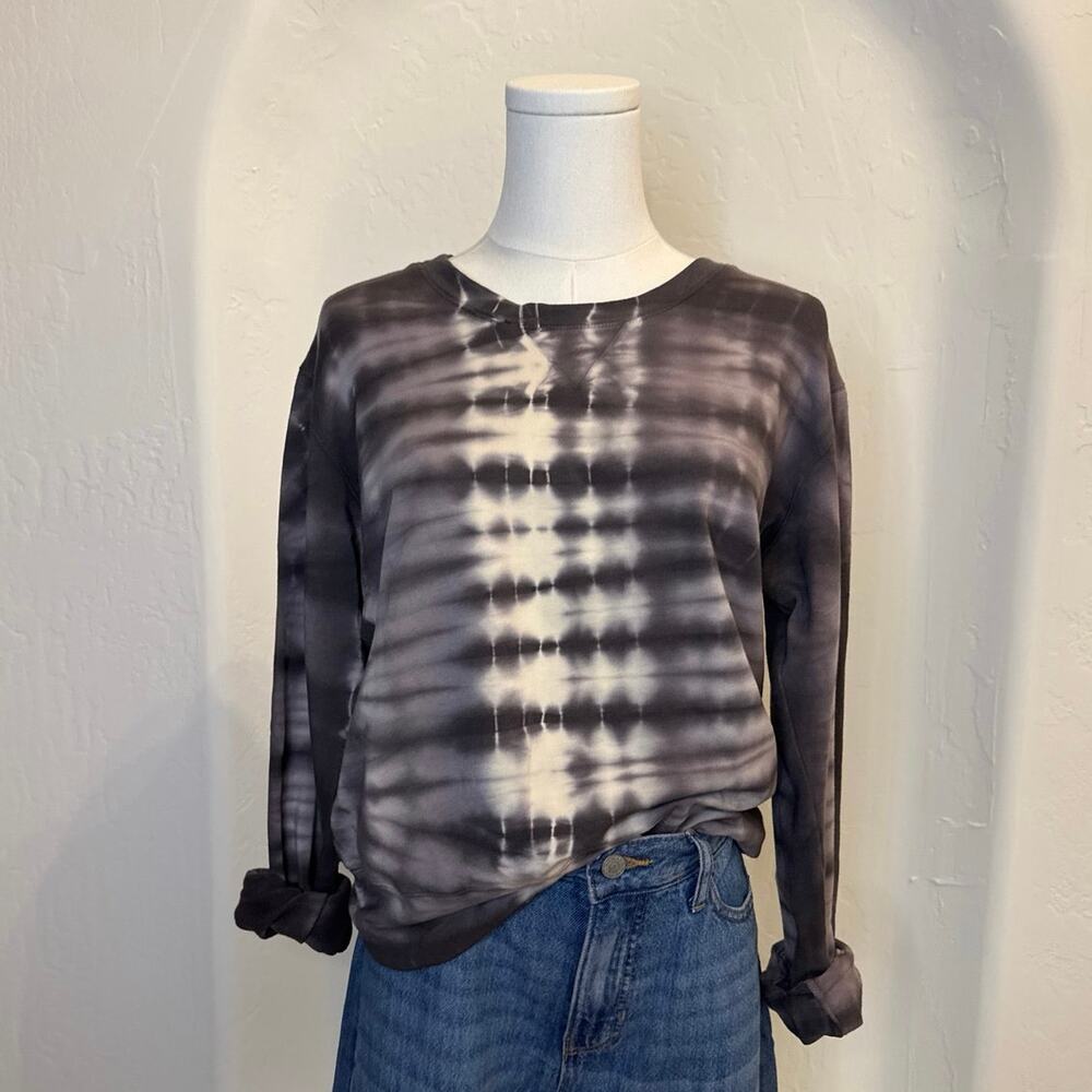 Monrow Tie-Dye Long Sleeve Sweatshirt – Size Small